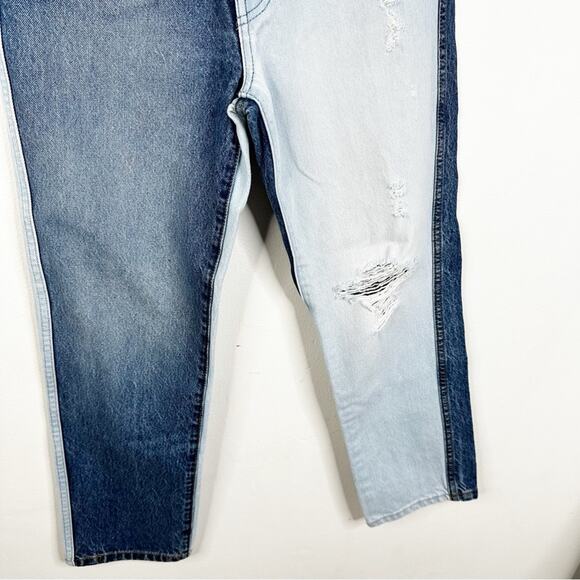 Revice Denim Dream Fit/ Blue Division Two Toned Distressed Jeans Size 27 - Picture 5 of 11